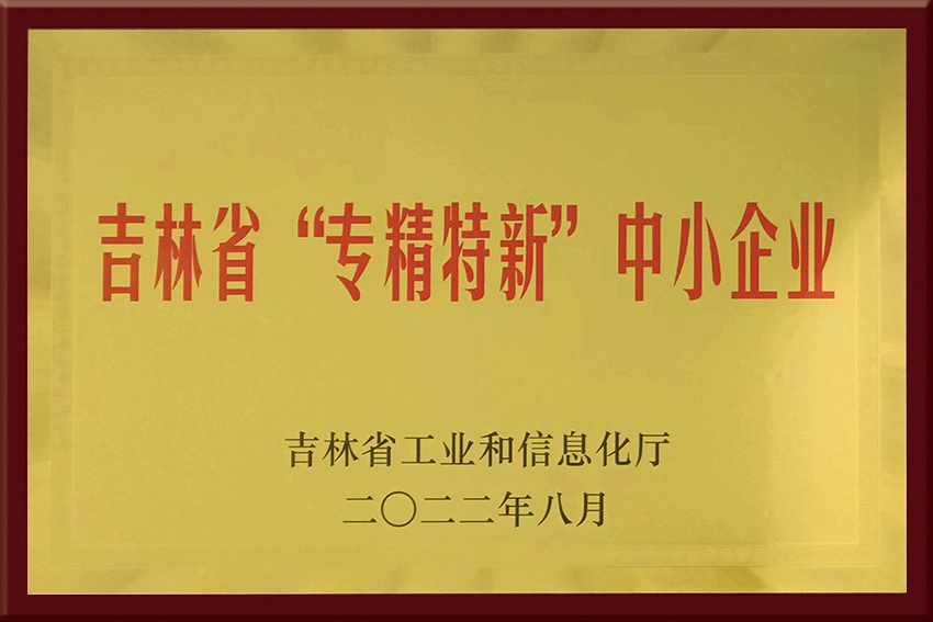 吉林省專精特新中小企業(yè)